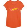 imageHot Wheels  Hot Wheels Logo TShirt SmallOrange