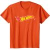 imageHot Wheels  Hot Wheels Logo TShirt SmallOrange
