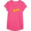 imageHot Wheels  Hot Wheels Logo TShirt SmallPink Heather