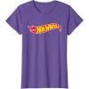 imageHot Wheels  Hot Wheels Logo TShirt SmallPurple Heather