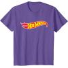 imageHot Wheels  Hot Wheels Logo TShirt SmallPurple Heather
