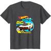 imageHot Wheels Lets Race  Eyes on The Prize TShirtDark Heather Grey