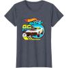 imageHot Wheels Lets Race  Eyes on The Prize TShirtHeather Blue