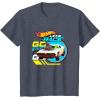imageHot Wheels Lets Race  Eyes on The Prize TShirtHeather Blue