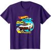 imageHot Wheels Lets Race  Eyes on The Prize TShirtPurple