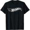 imageHot Wheels  Black Flame Logo TShirtBlack