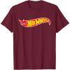 imageHot Wheels  Hot Wheels Logo TShirt SmallBurgundy