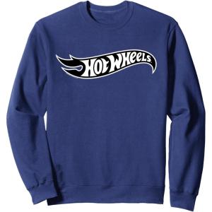 imageHot Wheels  Black Flame Logo SweatshirtNavy Blue