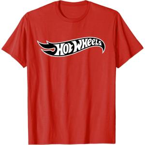 imageHot Wheels  Black Flame Logo TShirtRed