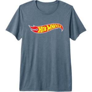imageHot Wheels  Hot Wheels Logo Premium Triblend TShirtSlate Grey