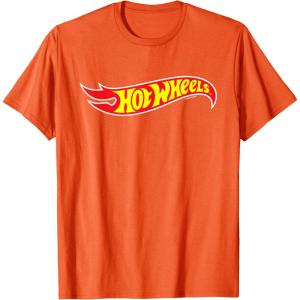 imageHot Wheels  Hot Wheels Logo TShirt SmallOrange