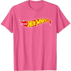 imageHot Wheels  Hot Wheels Logo TShirt SmallPink Heather
