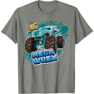 imageHot Wheels  Mega Wrex TShirtOlive Heather