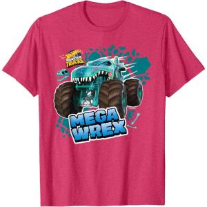 imageHot Wheels  Mega Wrex TShirtRed Heather