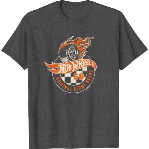 imageHot Wheels  Original Stunt Brand TShirtDark Heather Grey
