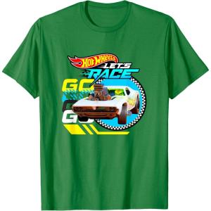 imageHot Wheels Lets Race  Eyes on The Prize TShirtKelly Green