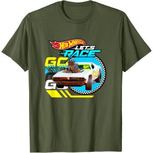 imageHot Wheels Lets Race  Eyes on The Prize TShirtOlive Green