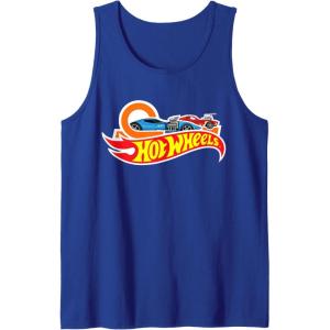 imageHot Wheels Logo and Cars Tank TopRoyal Blue