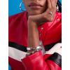 imageAlex and Ani Hot Wheels Bracelets  Moveable Enamel Charms Checkered Flag Motif Adjustable Stackable Designs Ideal Gift for WomenMoveable Racecar Hinge Bangle