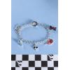 imageAlex and Ani Hot Wheels Bracelets  Moveable Enamel Charms Checkered Flag Motif Adjustable Stackable Designs Ideal Gift for WomenRacecar Toggle Charm Bracelet