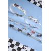 imageAlex and Ani Hot Wheels Bracelets  Moveable Enamel Charms Checkered Flag Motif Adjustable Stackable Designs Ideal Gift for WomenRacecar Toggle Charm Bracelet