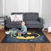 imageHot Wheels Interactive Play Area Rug 69 x 52 Inch Large Kids Race Track Playmat with NonSlip Backing for Bedroom amp Playroom 100 Officially Licensed Product by FrancoBatman