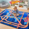 imageHot Wheels Interactive Play Area Rug 69 x 52 Inch Large Kids Race Track Playmat with NonSlip Backing for Bedroom amp Playroom 100 Officially Licensed Product by FrancoHot Wheels