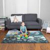 imageHot Wheels Interactive Play Area Rug 69 x 52 Inch Large Kids Race Track Playmat with NonSlip Backing for Bedroom amp Playroom 100 Officially Licensed Product by FrancoJurassic World