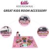 imageHot Wheels Interactive Play Area Rug 69 x 52 Inch Large Kids Race Track Playmat with NonSlip Backing for Bedroom amp Playroom 100 Officially Licensed Product by FrancoLol Surprise