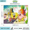 imageHot Wheels Interactive Play Area Rug 69 x 52 Inch Large Kids Race Track Playmat with NonSlip Backing for Bedroom amp Playroom 100 Officially Licensed Product by FrancoSpongebob Squarepants