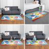 imageHot Wheels Interactive Play Area Rug 69 x 52 Inch Large Kids Race Track Playmat with NonSlip Backing for Bedroom amp Playroom 100 Officially Licensed Product by FrancoBaby Shark