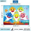 imageHot Wheels Interactive Play Area Rug 69 x 52 Inch Large Kids Race Track Playmat with NonSlip Backing for Bedroom amp Playroom 100 Officially Licensed Product by FrancoBaby Shark