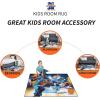 imageHot Wheels Interactive Play Area Rug 69 x 52 Inch Large Kids Race Track Playmat with NonSlip Backing for Bedroom amp Playroom 100 Officially Licensed Product by FrancoSpace Jam 2 a New Legacy