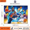 imageHot Wheels Interactive Play Area Rug 69 x 52 Inch Large Kids Race Track Playmat with NonSlip Backing for Bedroom amp Playroom 100 Officially Licensed Product by FrancoSpace Jam 2 a New Legacy