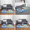 imageHot Wheels Interactive Play Area Rug 69 x 52 Inch Large Kids Race Track Playmat with NonSlip Backing for Bedroom amp Playroom 100 Officially Licensed Product by FrancoSonic the Hedgehog