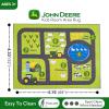 imageHot Wheels Interactive Play Area Rug 69 x 52 Inch Large Kids Race Track Playmat with NonSlip Backing for Bedroom amp Playroom 100 Officially Licensed Product by FrancoJohn Deere