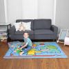 imageHot Wheels Interactive Play Area Rug 69 x 52 Inch Large Kids Race Track Playmat with NonSlip Backing for Bedroom amp Playroom 100 Officially Licensed Product by FrancoPokemon
