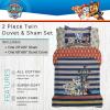 imageHot Wheels Kids Bedding Super Soft Premium Organic Cotton Duvet Cover with Sham 3 Piece Full Size Officially Licensed Product By FrancoPaw Patrol