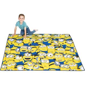 imageHot Wheels Interactive Play Area Rug 69 x 52 Inch Large Kids Race Track Playmat with NonSlip Backing for Bedroom amp Playroom 100 Officially Licensed Product by FrancoMinions the Rise of Gru