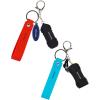 imageConcept One Hot Wheels 3D Car Keychain Set Keyring Accessories for Bags and Backpacks Charms with Silicone Logo Straps Red and Yellow
