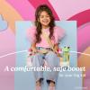 imageGraco TurboBooster 20 Backless Booster Car Seat Hot Wheels Travel Booster Seat for Children Ages 410 Weight 40100 Pounds and Height up to 57 InchesBarbie Painterly