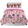 imageHot Wheels Girls Kids Bedding Super Soft Comforter and Sheet Set with Sham 7 Piece Full Size Officially Licensed Product By FrancoBarbie