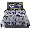 imageHot Wheels Girls Kids Bedding Super Soft Comforter and Sheet Set with Sham 7 Piece Full Size Officially Licensed Product By FrancoBatman