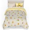 imageHot Wheels Girls Kids Bedding Super Soft Comforter and Sheet Set with Sham 7 Piece Full Size Officially Licensed Product By FrancoCurious George
