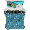 imageHot Wheels Girls Kids Bedding Super Soft Comforter and Sheet Set with Sham 7 Piece Full Size Officially Licensed Product By FrancoJurassic World  Worldwide Dinos