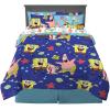 imageHot Wheels Girls Kids Bedding Super Soft Comforter and Sheet Set with Sham 7 Piece Full Size Officially Licensed Product By FrancoSpongebob Squarepants