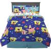 imageHot Wheels Girls Kids Bedding Super Soft Comforter and Sheet Set with Sham 7 Piece Full Size Officially Licensed Product By FrancoSpongebob Squarepants
