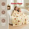 imageHot Wheels Kids Bedding Super Soft Plush Throw Blanket 46 in x 60 in Officially Licensed Product by FrancoCurious George