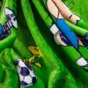 imageHot Wheels Kids Bedding Super Soft Plush Throw Blanket 46 in x 60 in Officially Licensed Product by FrancoPeanuts Soccer Field