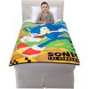 imageHot Wheels Kids Bedding Super Soft Plush Throw Blanket 46 in x 60 in Officially Licensed Product by FrancoSonic the Hedgehog